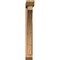 Ekena Millwork Thorton Slat Smooth Bracket w/ Offset Brace, Western Red Cedar, 5 1/2"W x 32"D x 44"H BKT0604X32X44THR06SWR - alternate 4
